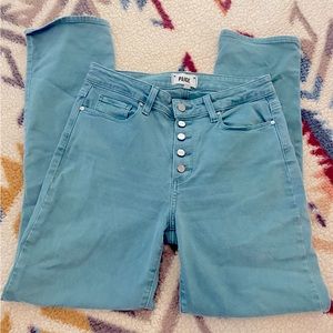Paige Jeans - Turquoise - Size 28